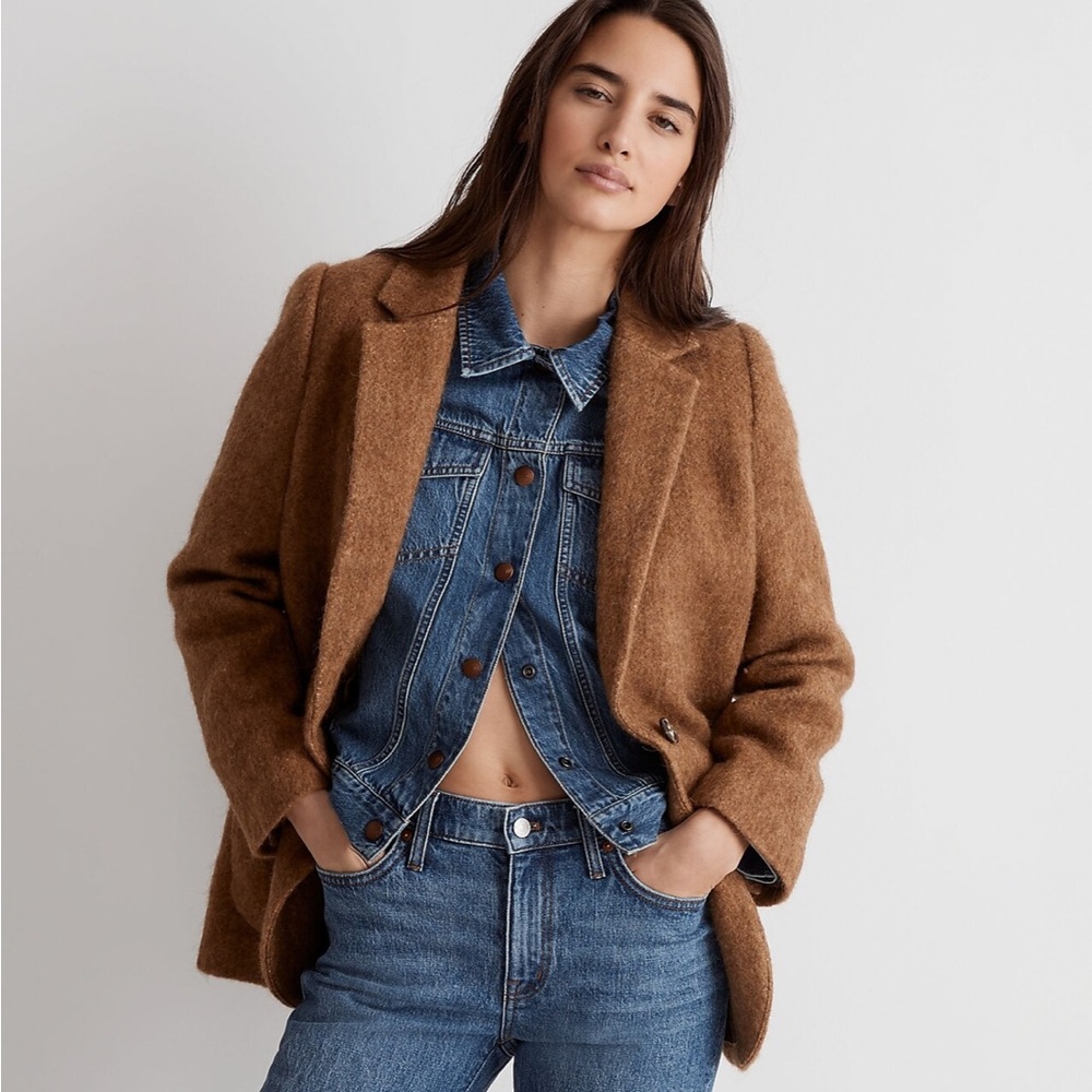 Madewell Larsen Blazer in Boucle, size M NEW - Picture 5 of 5